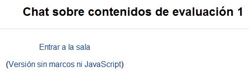 Acceso al chat