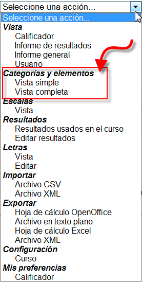 Categorías